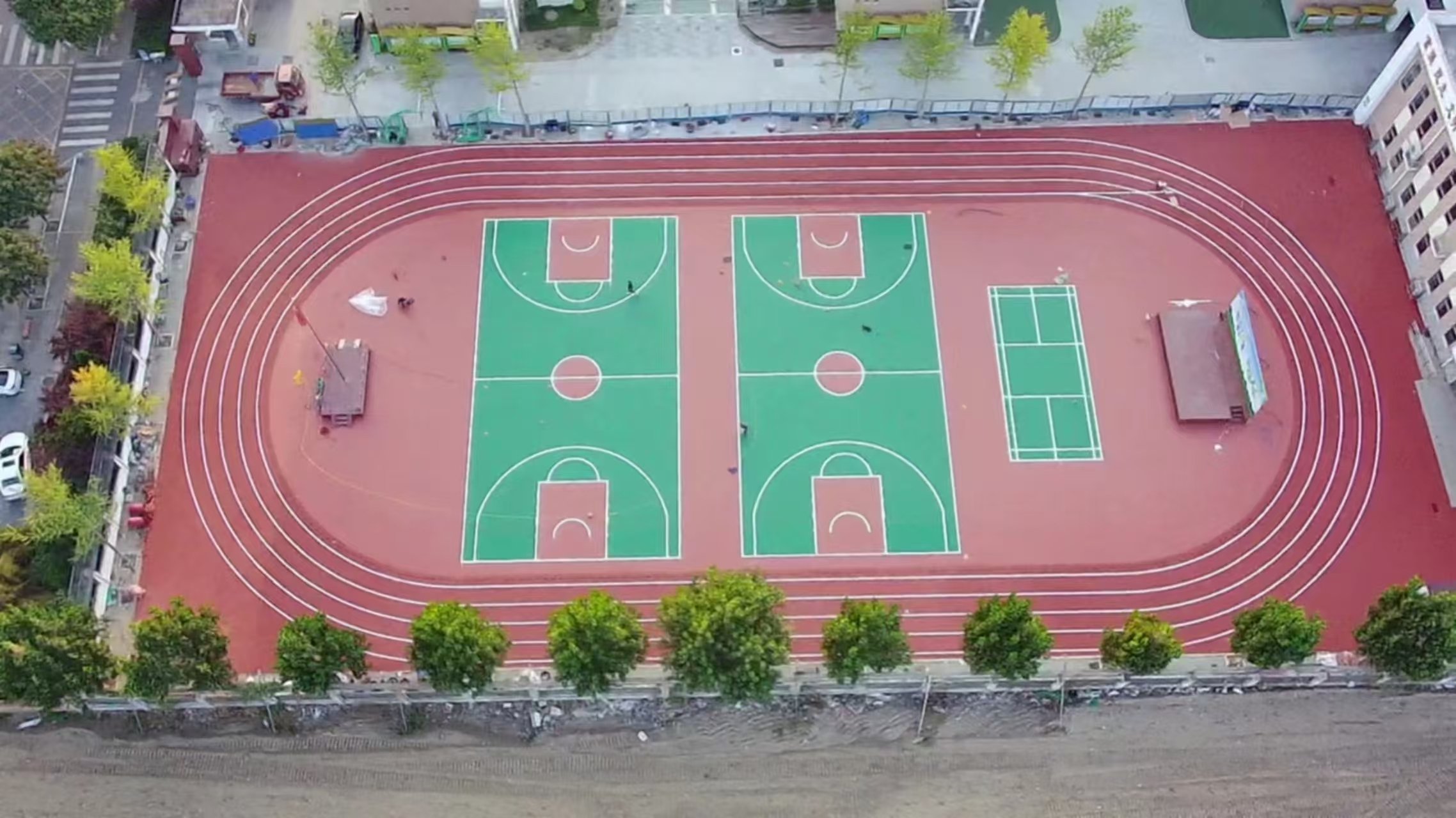 三门峡市EPDM地面全塑型塑胶跑道 - 价格